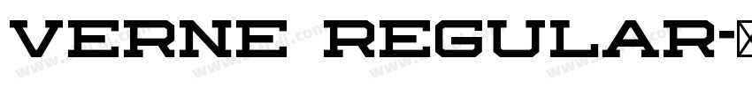 Verne Regular字体转换